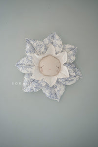 JONQUILLE RÊVEUSE TOILE DE JOUY BLEU