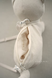 SAC CHAT REVEUR ECRU